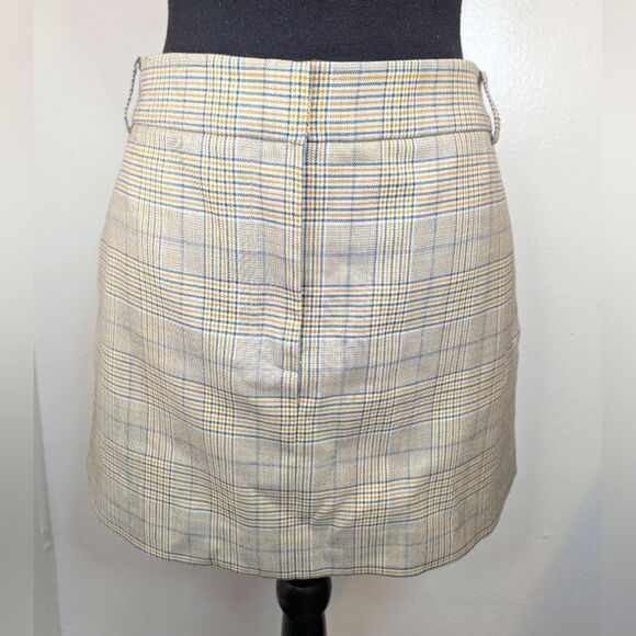 Tibi Plaid Mini Y2K Preppy Light Academia Collegiate Nostalgiacore  Skirt 10 - Picture 1 of 9